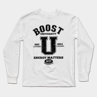 Boost University v3 Black Long Sleeve T-Shirt